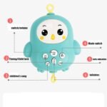 Baby Crib Mobile with Music, Lights & Remote | 360° Rotating Bed Bell Toy (Any Colour) - Image 3