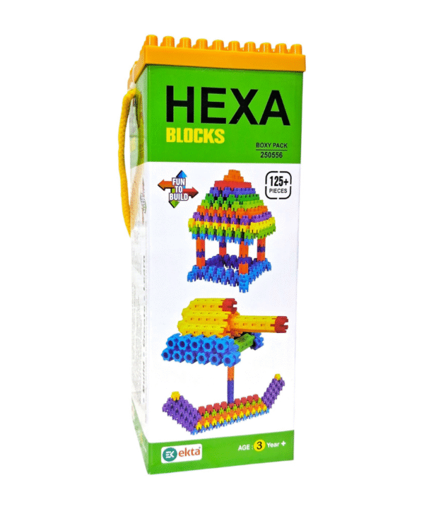 Hexa Building Blocks – 125+ Pieces