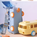 Bus-Shaped Water Bottle with Straw - Image 5