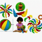 Multi-Color Stacking Linking Ball Toy for Toddlers - Montessori Educational Roll Ball Sensory Toy India - Image 5