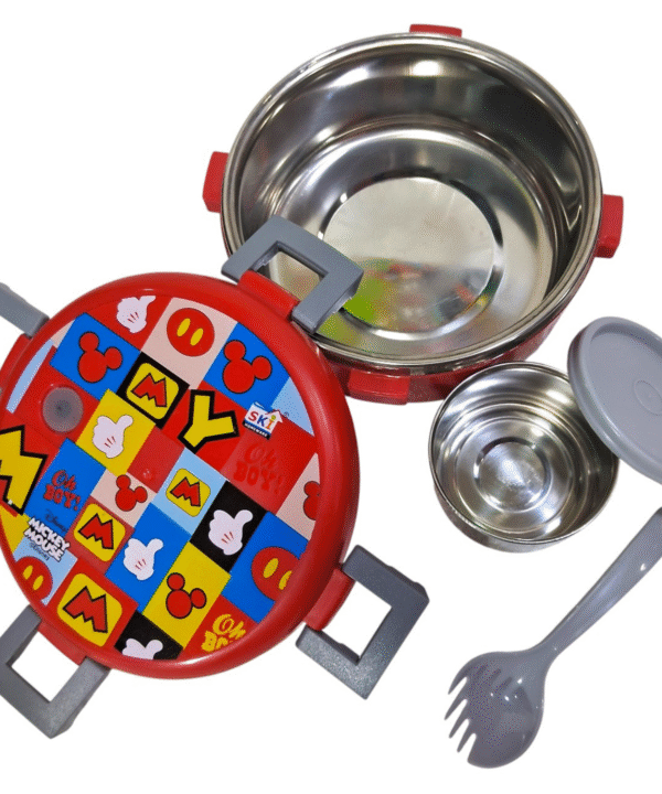 Steel Lunch Box - Mickey Stainless Steel Lunch Box
