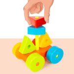 Active Block Deluxe Geometrical Shaped Blocks to Create Endless Combinations Toys for Kids 1+ Year - Image 2