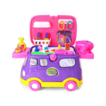 Kids Vehicle Set – 2-in-1 Kitchen / Doctor / Fashion Set with Accessories | Pretend Role Play Toy | Gift for Kids 3+ Years - Image 19