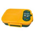 Steel Lunch Box - Stainless Steel - Legos - Image 2