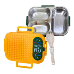 Steel Lunch Box - Stainless Steel - Legos - Image 16