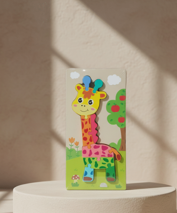 Rainbow Crocodile Wooden Puzzle