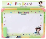 Senior Fun Board | Write & Wipe | Green and White Board with Chalk and Marker - Image 2