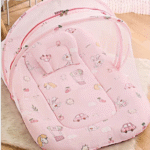 Cotton Bedding Set with Mosquito Net - Image 3