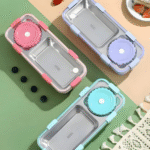 Steel Lunch Box with Container - Image 4