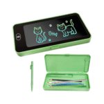 Writing Tablet Pencil Case for Kids 2 in 1 LCD Digital Slate, E-Note Pad, Pencil Box, Doodle Writing Board for School Going, Educational Toys for Kids - Image 6