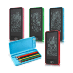 Writing Tablet Pencil Case for Kids 2 in 1 LCD Digital Slate, E-Note Pad, Pencil Box, Doodle Writing Board for School Going, Educational Toys for Kids - Image 2