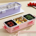 Steel Lunch Box - 3 Compartments - Image 2