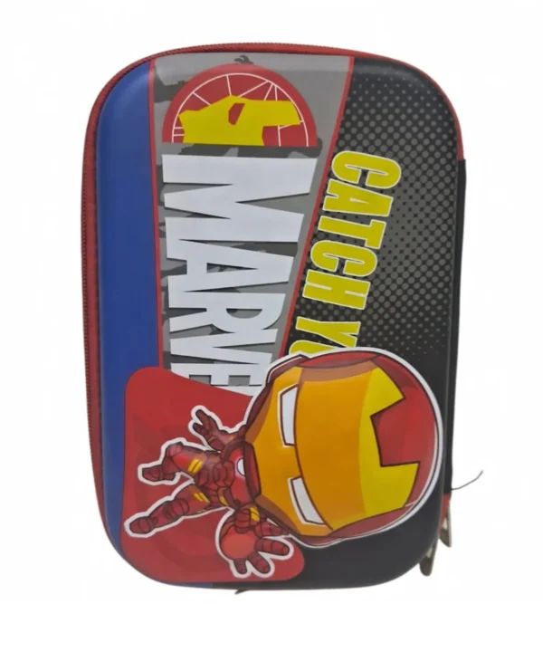 Marvel Iron Man Kids Pencil Pouch | Durable Hard Shell School Stationery Organizer