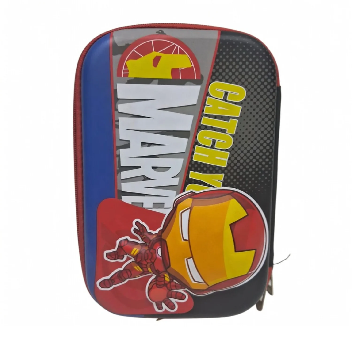 Marvel Iron Man Kids Pencil Pouch Durable Hard Shell School Stationery Organizer-31984_1 Marvel Iron Man Kids Pencil Pouch | Durable Hard Shell School Stationery Organizer - Image 1