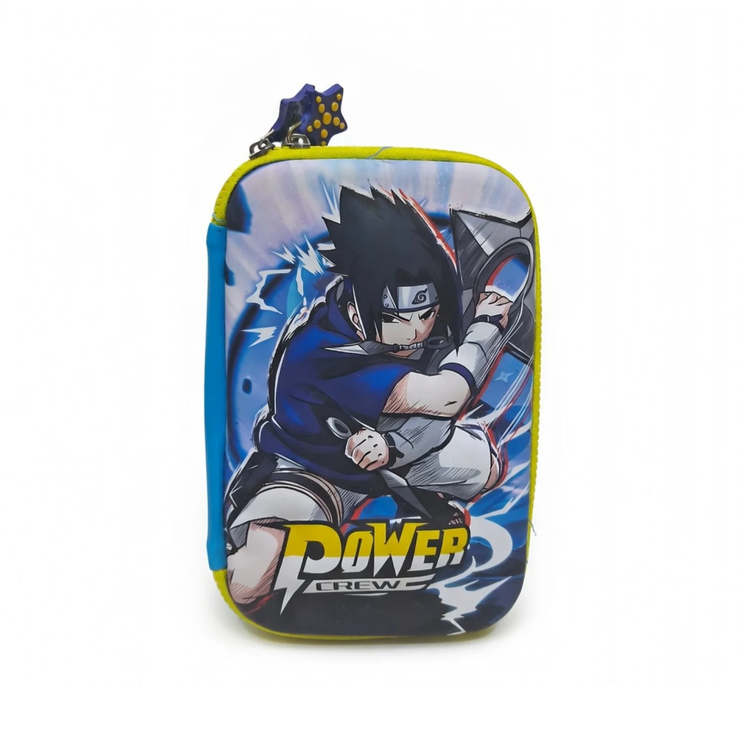 Power Crew Sasuke Hard Shell Pencil Case - Naruto Theme Stationery Organizer 31996_1 Power Crew Sasuke Hard Shell Pencil Case - Naruto Theme Stationery Organizer - Image 1