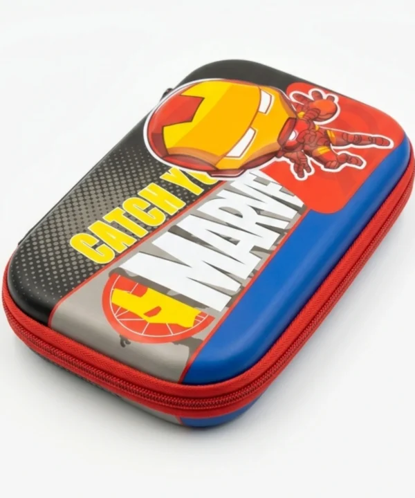 Marvel Iron Man Kids Pencil Pouch | Durable Hard Shell School Stationery Organizer