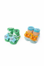 Soft 3D Plush Character Baby Socks (Set of 2) - Image 8