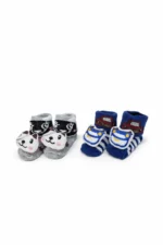 Soft 3D Plush Character Baby Socks (Set of 2) - Image 13