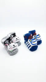 Soft 3D Plush Character Baby Socks (Set of 2) - Image 14