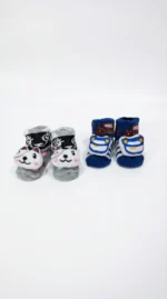 Soft 3D Plush Character Baby Socks (Set of 2) - Image 16
