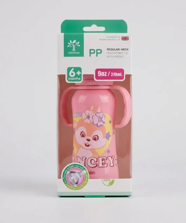 Regular-Neck Feeding Bottle with Easy-Grip Handles | 270ml (9oz)