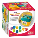 Toymate Preschool Shape Sorter – 10pc Educational Color & Shape Recognition Toy for Kids - Image 2