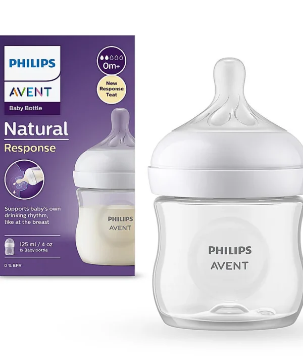 Philips Avent Natural Response Bottle | 125ml | Newborn Flow (0m+)