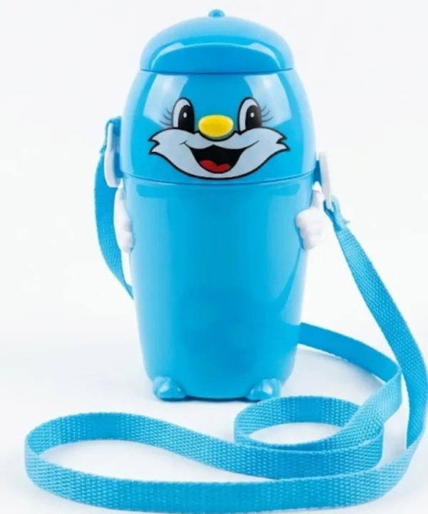 Kids Sipper Water Bottle with Adjustable Carry Strap | 250ml