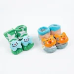 Soft 3D Plush Character Baby Socks (Set of 2) - Image 5