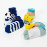 Soft 3D Plush Character Baby Socks (Set of 2) - Image 20