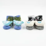 Soft 3D Plush Character Baby Socks (Set of 2) - Image 25