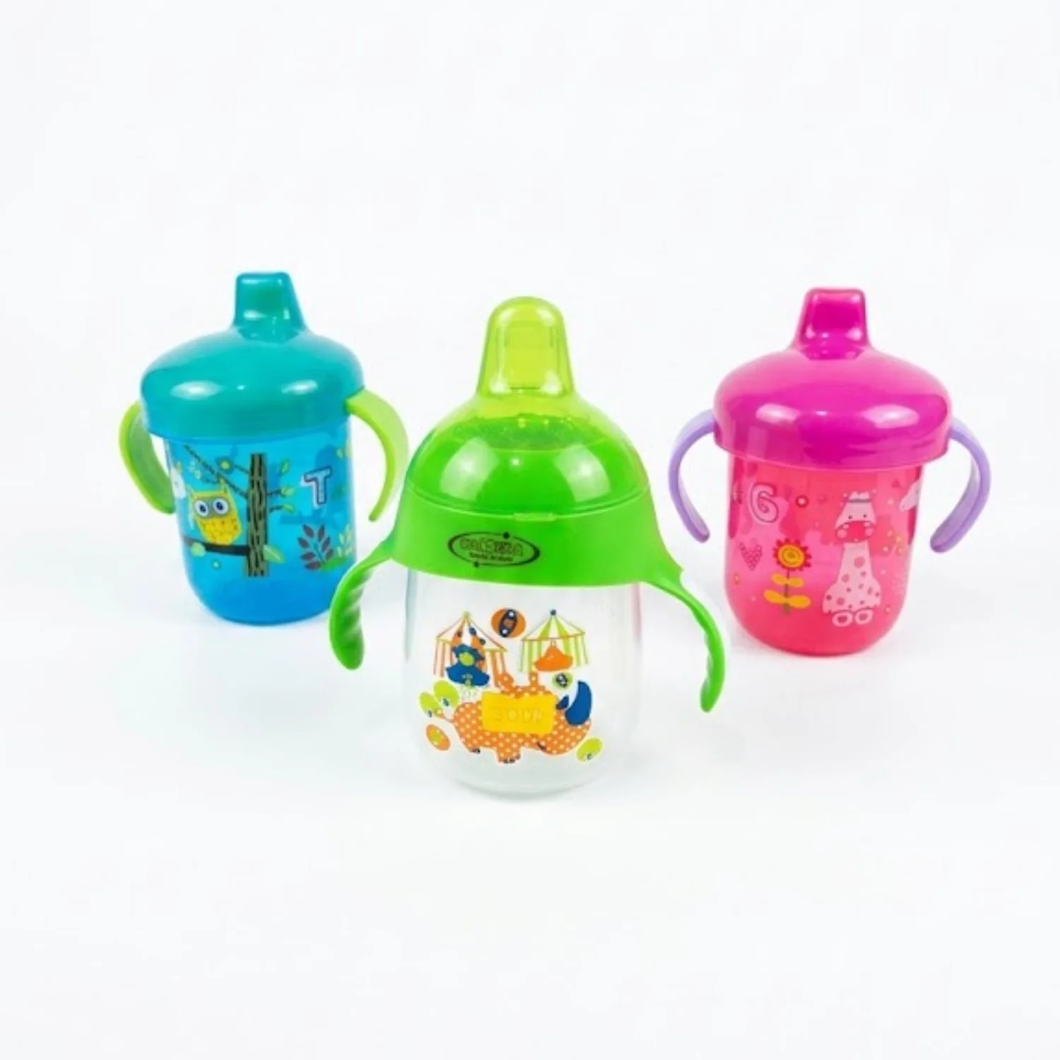 Untitled design - 2026-04-09T151426.707 Non-Spill Baby Sipper Cup with Easy-Grip Handles | Assorted Colors - Image 1