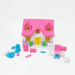 Interactive Miniature Dollhouse with Classic Shape Design – Ages 3+ - Image 3