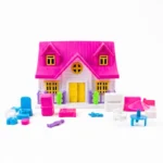 Interactive Miniature Dollhouse with Classic Shape Design – Ages 3+ - Image 4