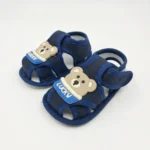 Lucky Bear Soft-Sole Baby Sandals – Comfortable First-Walker (0-3 Months) - Image 3